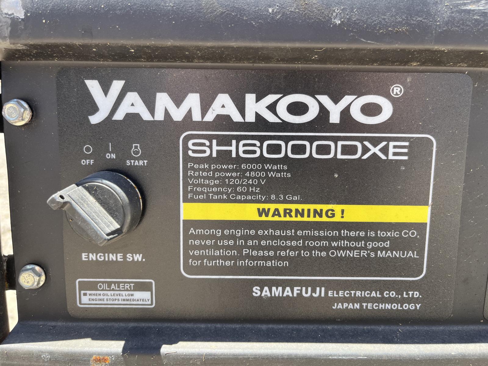 PLANTA DE LUZ YAMAKOYO SH6000DXE